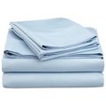 Superior  Cotton Rich 600 Thread Count Solid Sheet Set  Twin XL-Light Blue CR600XLSH SLLB